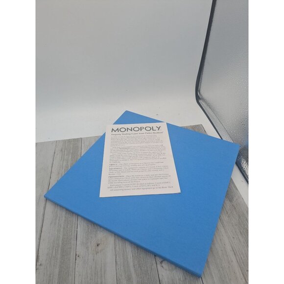 Vintage 1999 Monopoly Edition Game Replacement Board Instructions - Picture 7 of 10